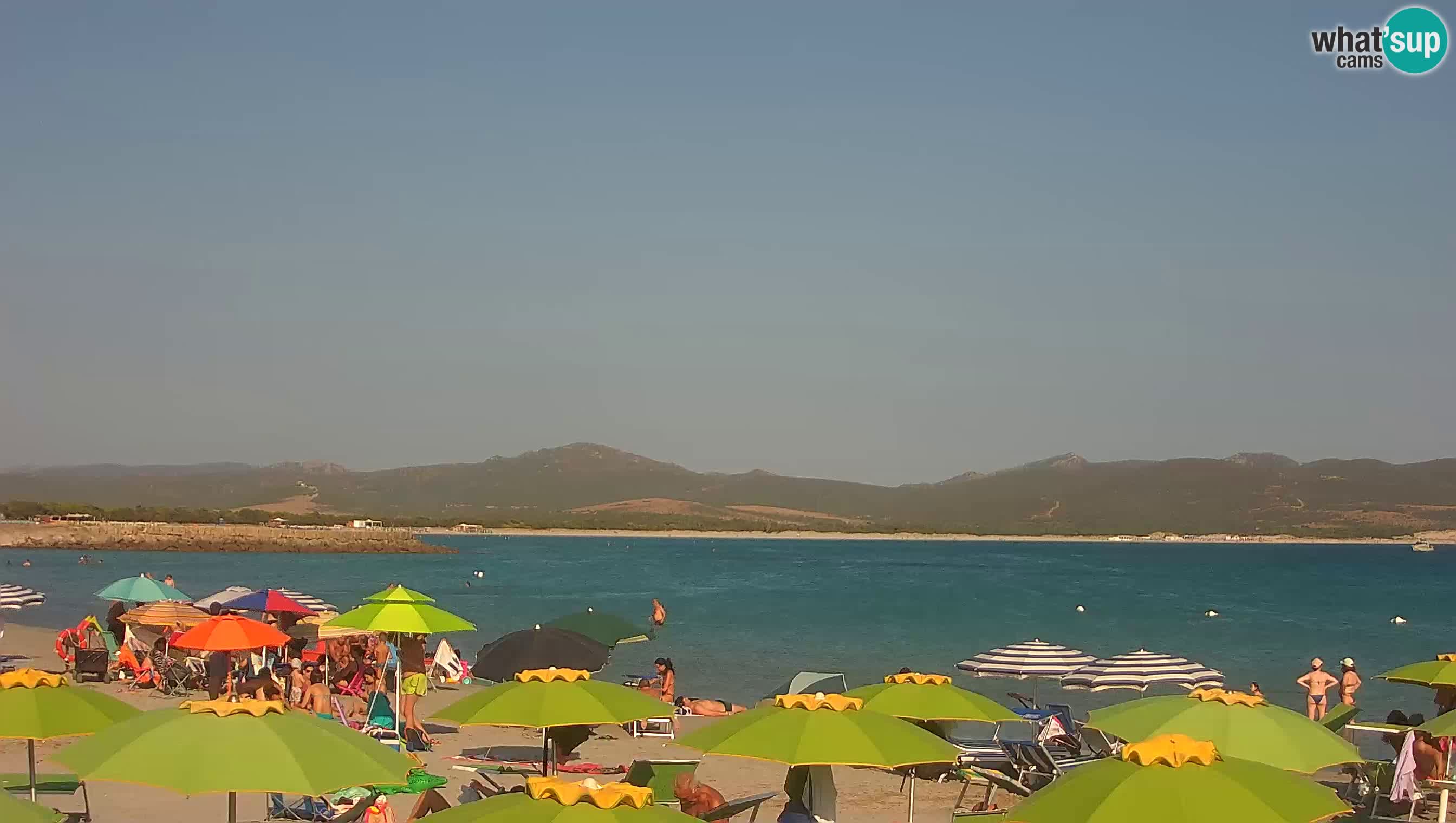 Spletna kamera Porto Pino – Pogled v živo iz Sant’Anna Arresi