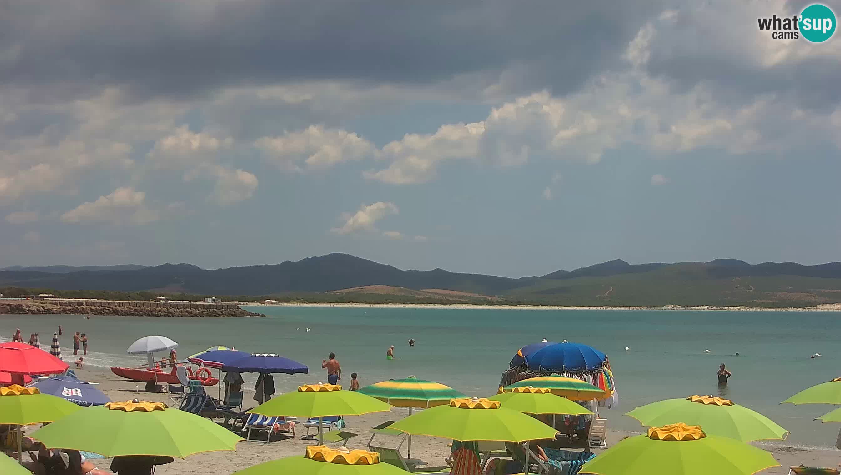 Spletna kamera Porto Pino – Pogled v živo iz Sant’Anna Arresi