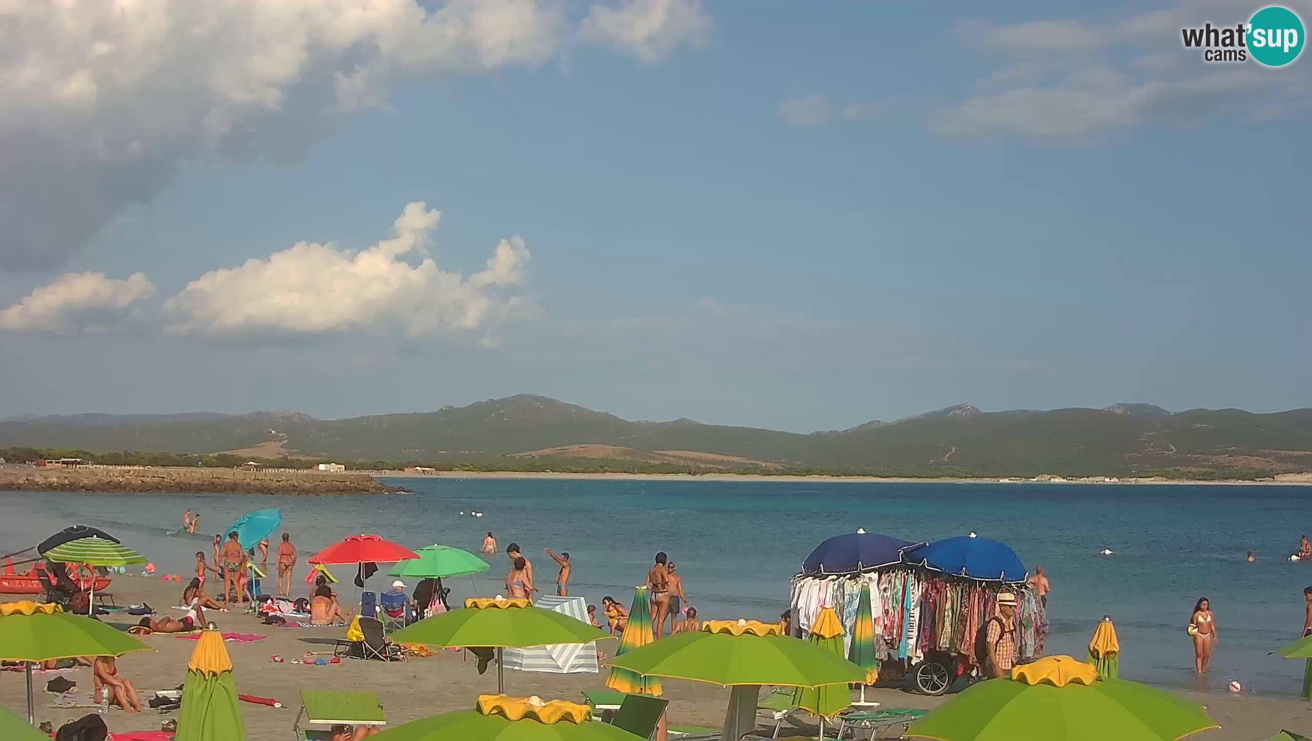 Spletna kamera Porto Pino – Pogled v živo iz Sant’Anna Arresi