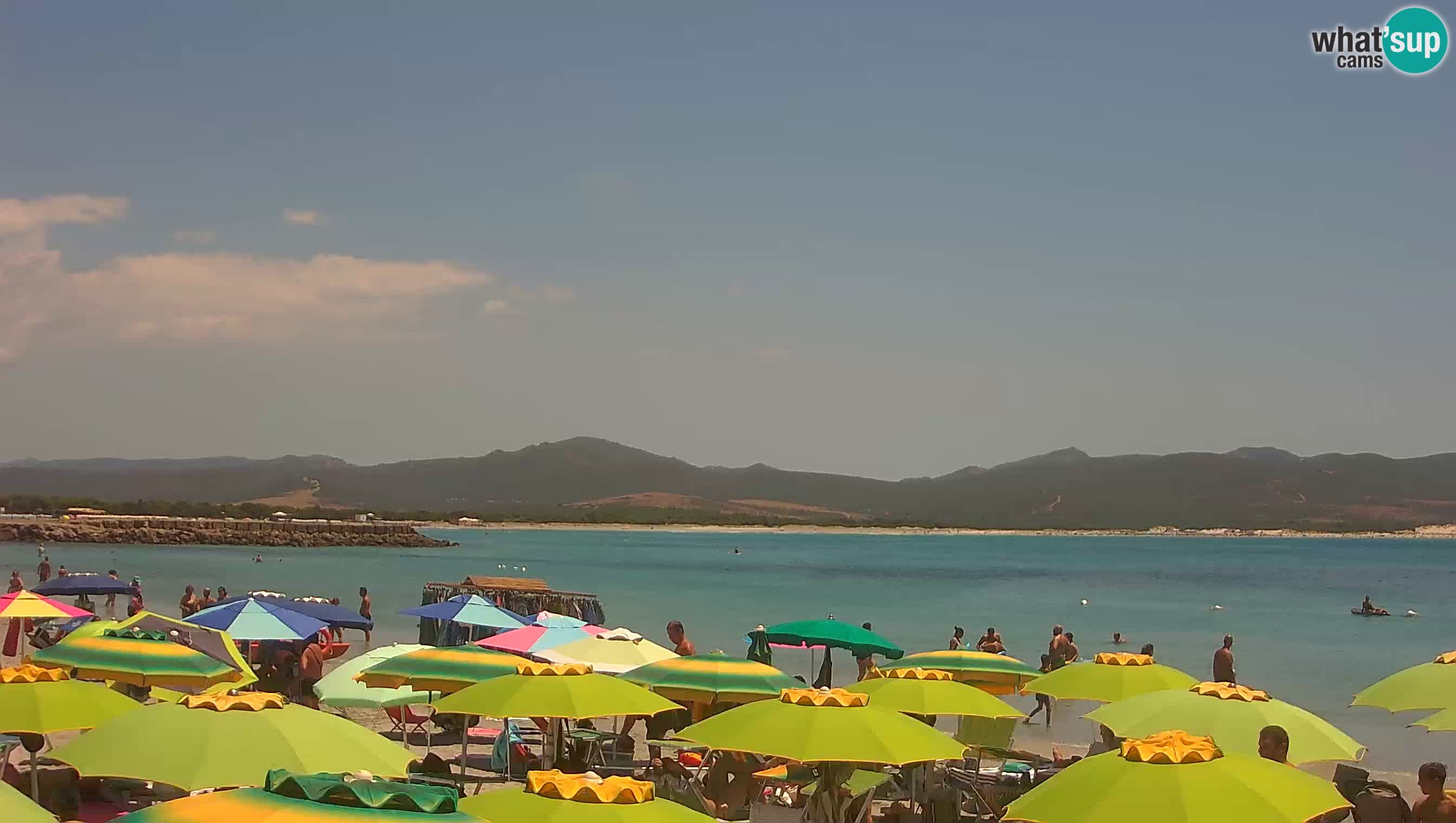 Spletna kamera Porto Pino – Pogled v živo iz Sant’Anna Arresi