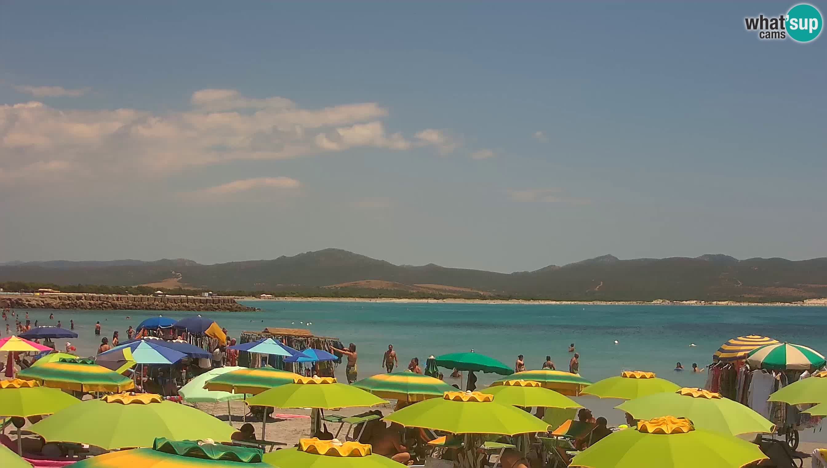 Spletna kamera Porto Pino – Pogled v živo iz Sant’Anna Arresi
