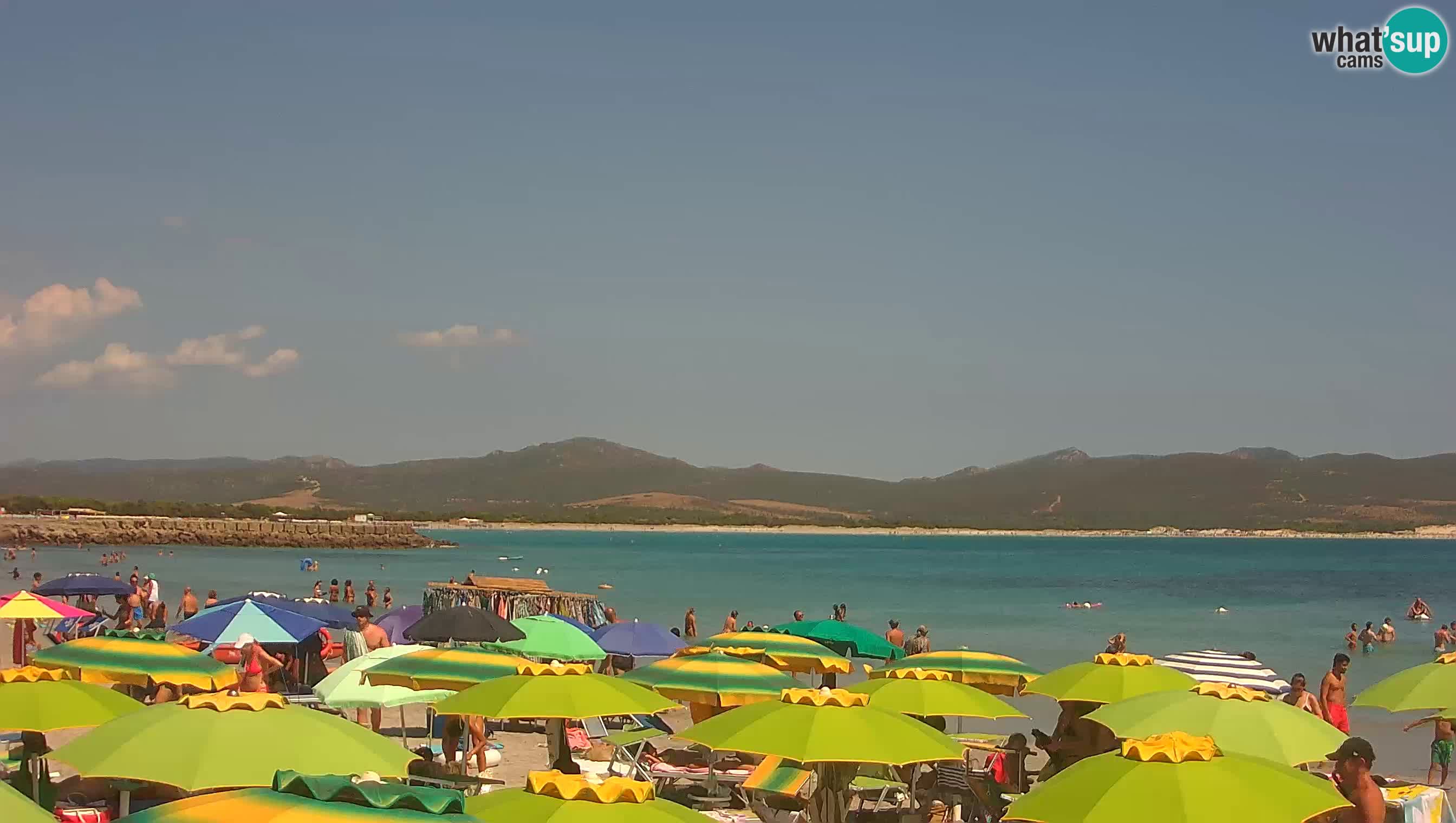 Spletna kamera Porto Pino – Pogled v živo iz Sant’Anna Arresi