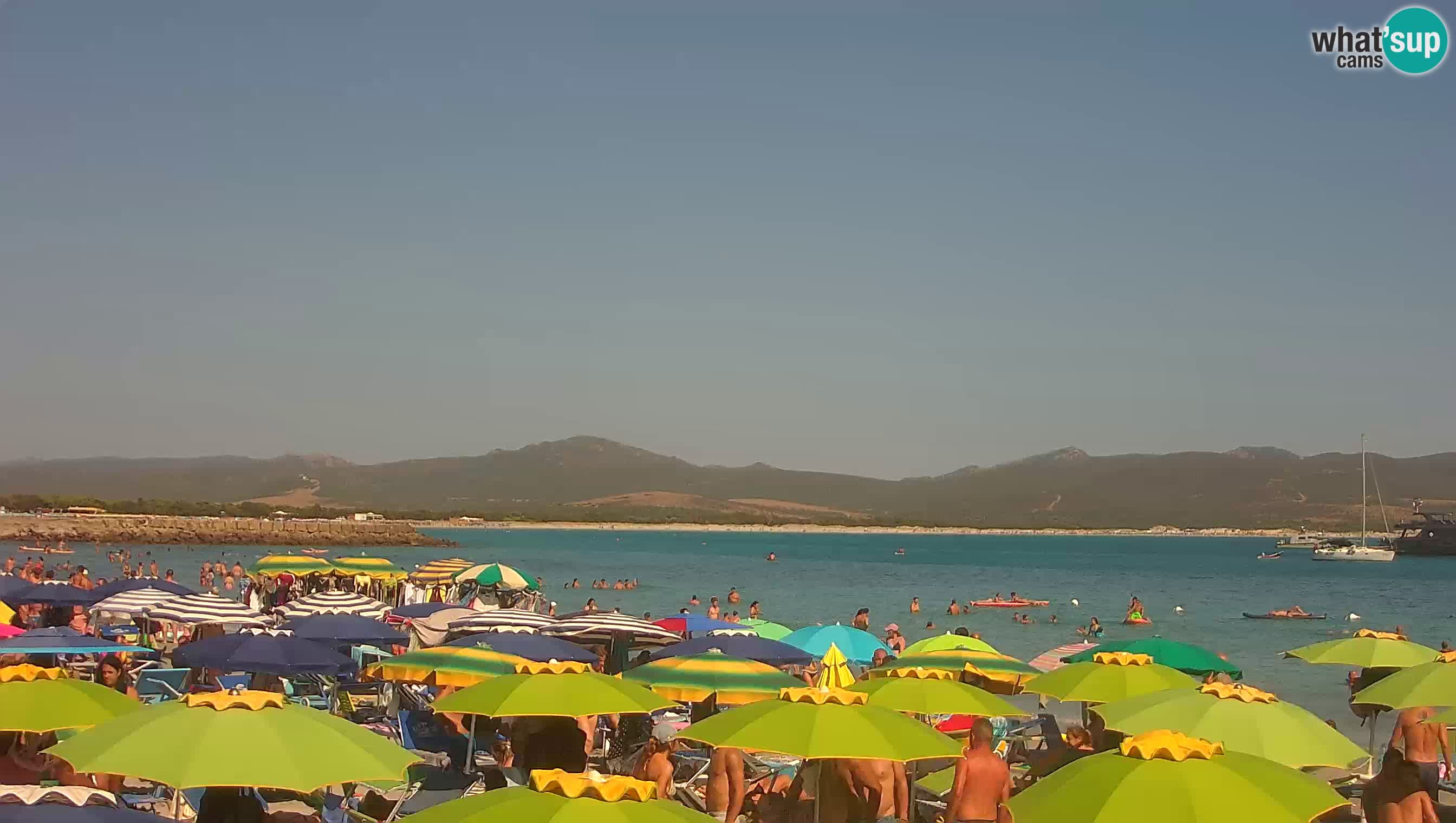 Spletna kamera Porto Pino – Pogled v živo iz Sant’Anna Arresi