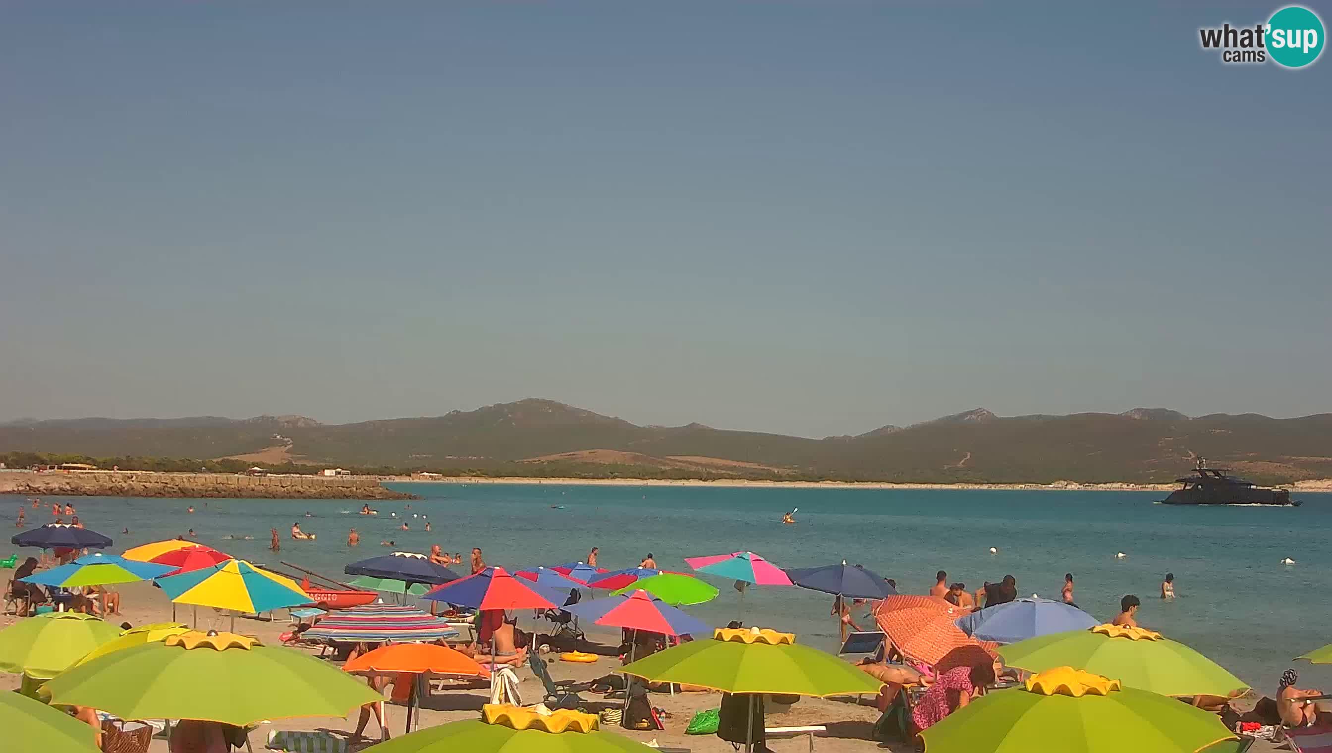 Spletna kamera Porto Pino – Pogled v živo iz Sant’Anna Arresi
