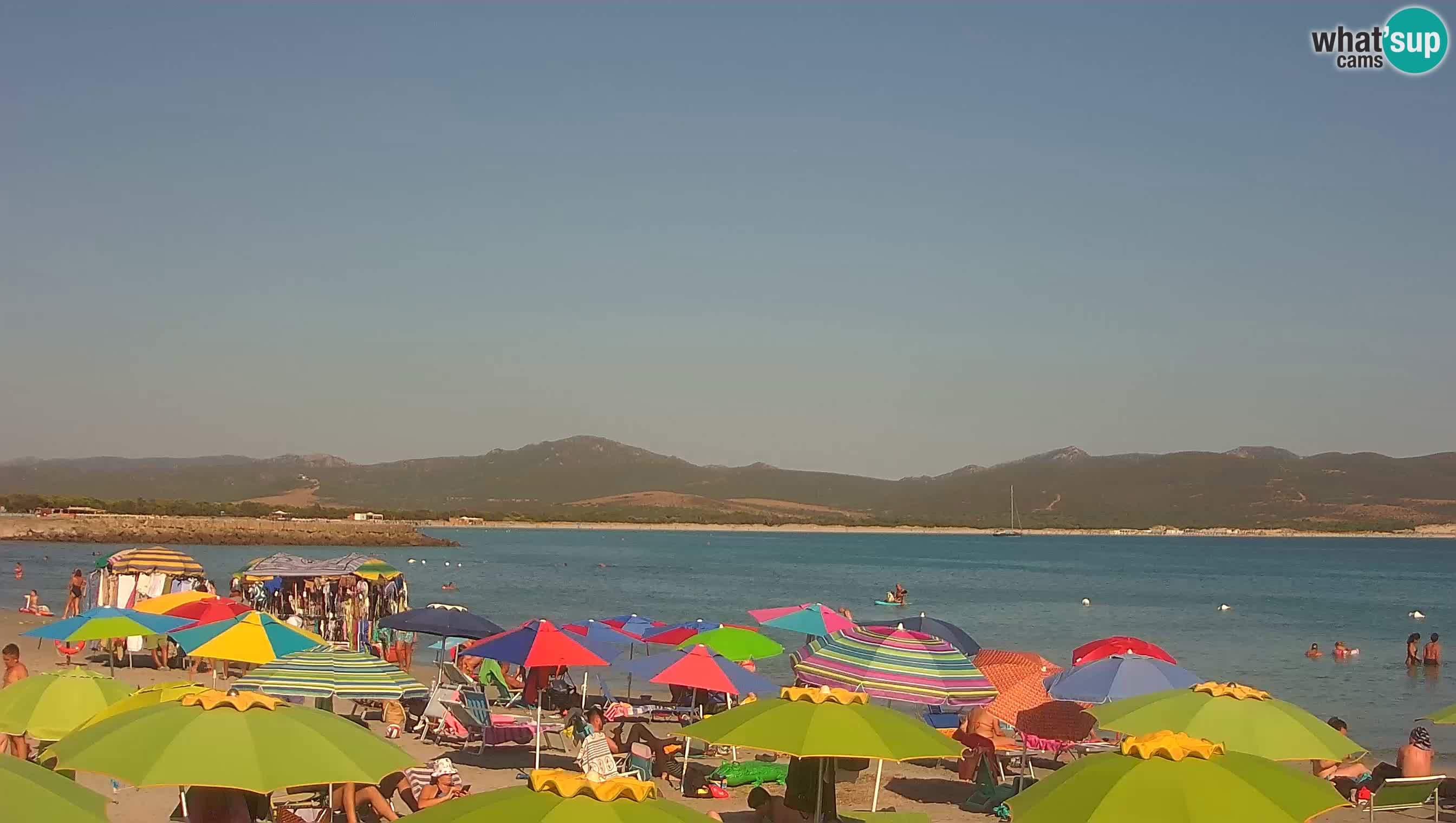 Spletna kamera Porto Pino – Pogled v živo iz Sant’Anna Arresi