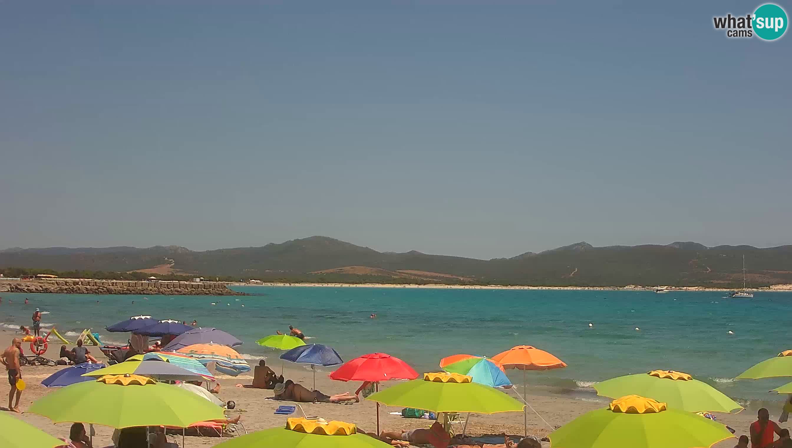 Spletna kamera Porto Pino – Pogled v živo iz Sant’Anna Arresi