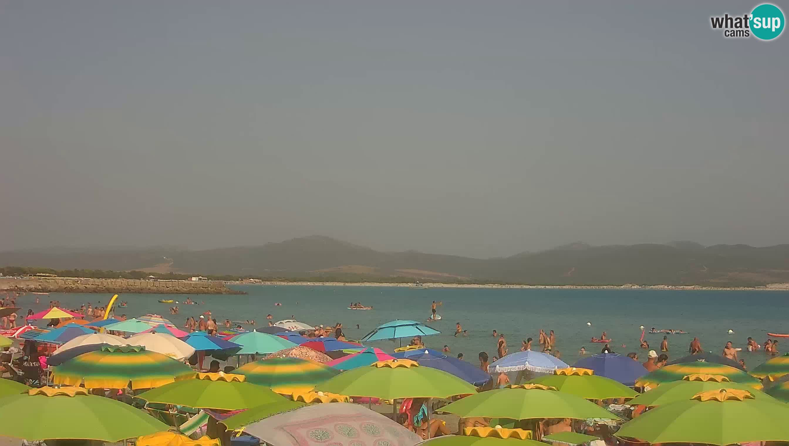 Spletna kamera Porto Pino – Pogled v živo iz Sant’Anna Arresi