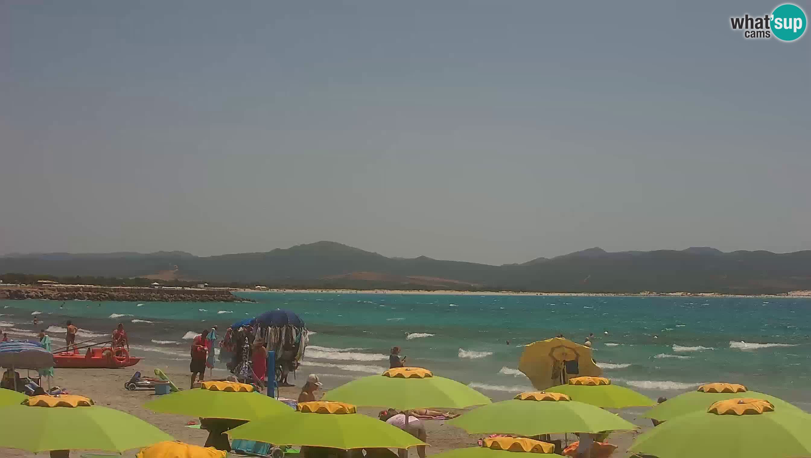 Spletna kamera Porto Pino – Pogled v živo iz Sant’Anna Arresi