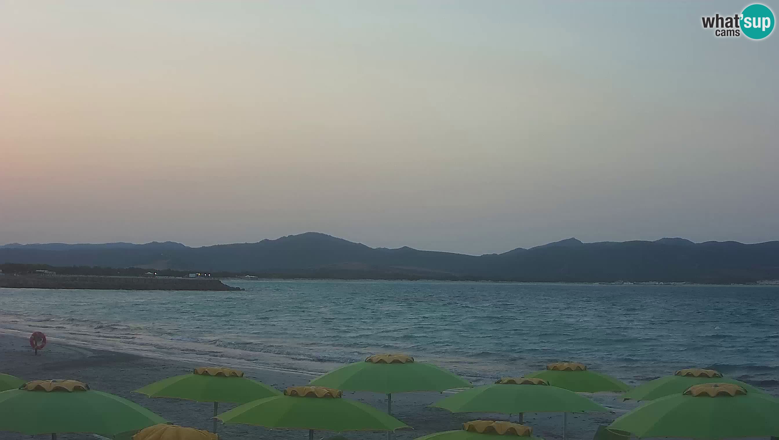Spletna kamera Porto Pino – Pogled v živo iz Sant’Anna Arresi