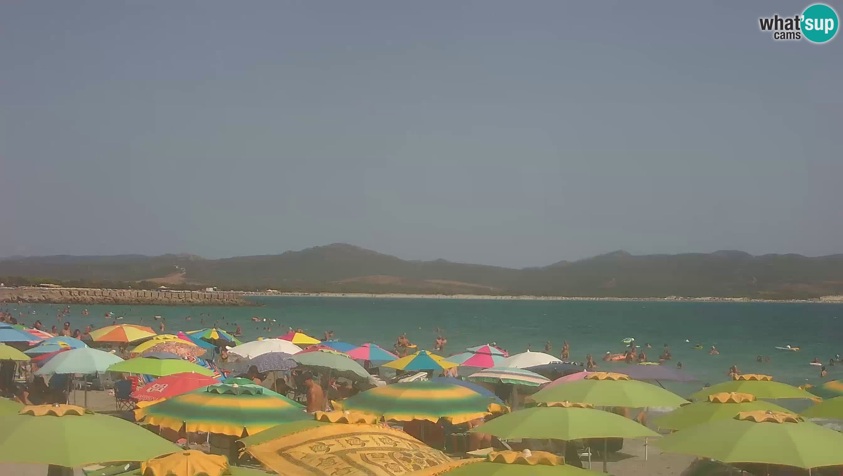 Spletna kamera Porto Pino – Pogled v živo iz Sant’Anna Arresi