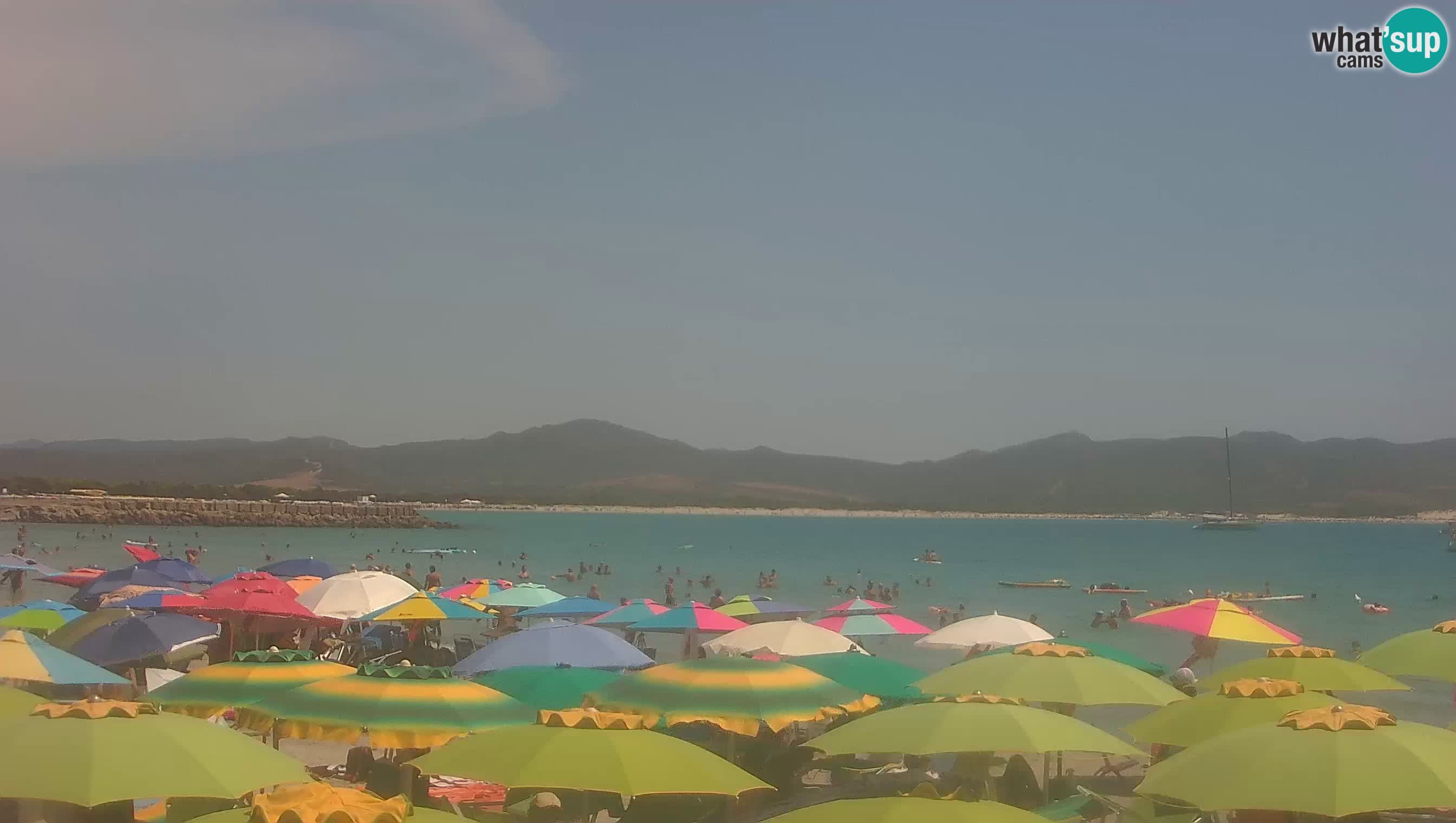 Spletna kamera Porto Pino – Pogled v živo iz Sant’Anna Arresi