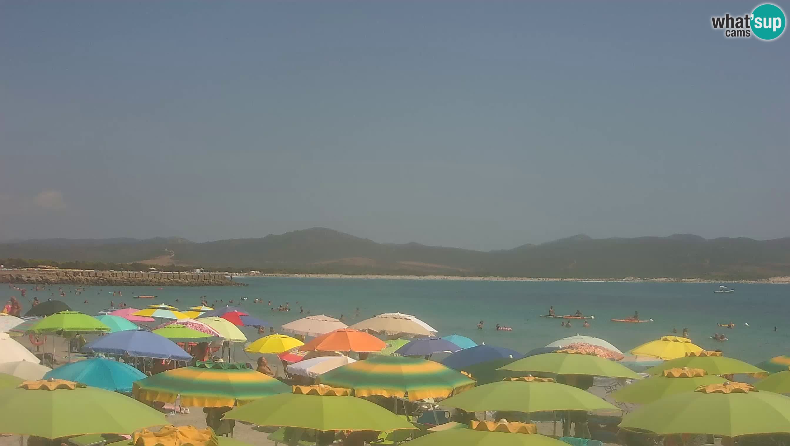 Spletna kamera Porto Pino – Pogled v živo iz Sant’Anna Arresi