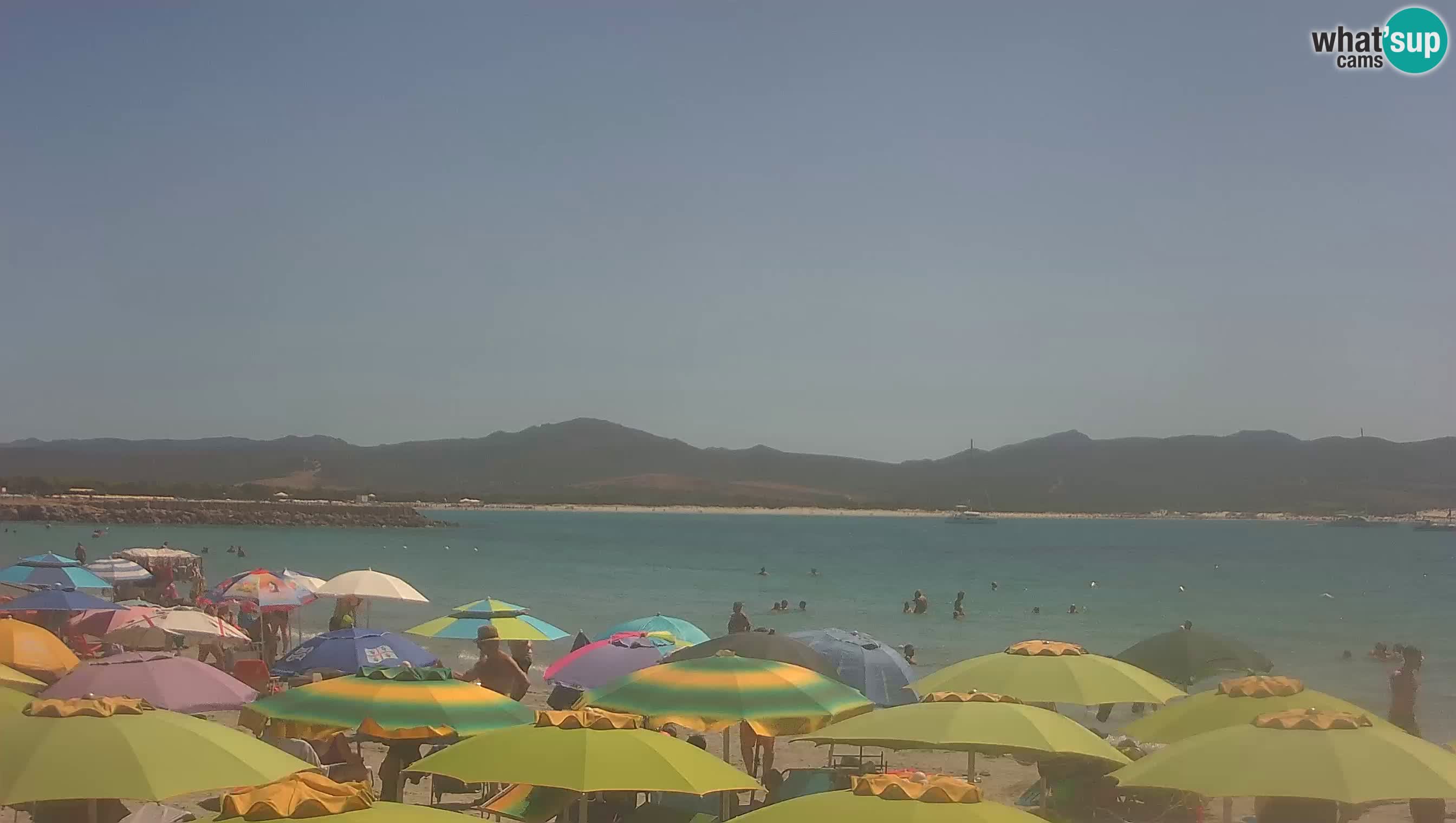 Spletna kamera Porto Pino – Pogled v živo iz Sant’Anna Arresi