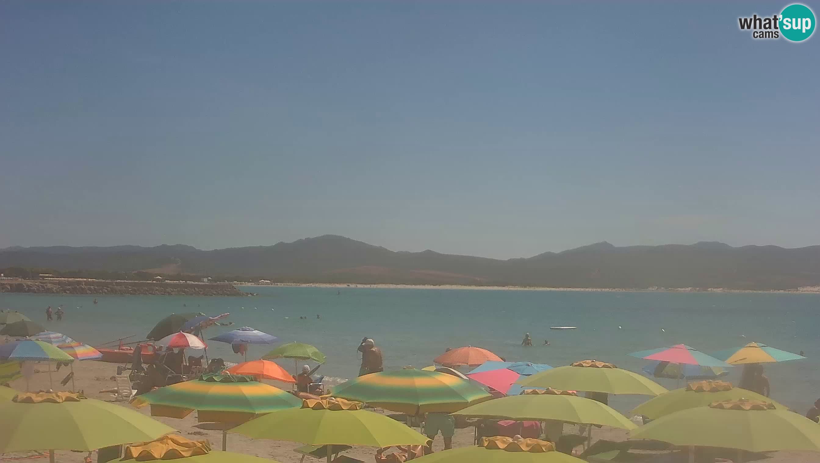 Spletna kamera Porto Pino – Pogled v živo iz Sant’Anna Arresi