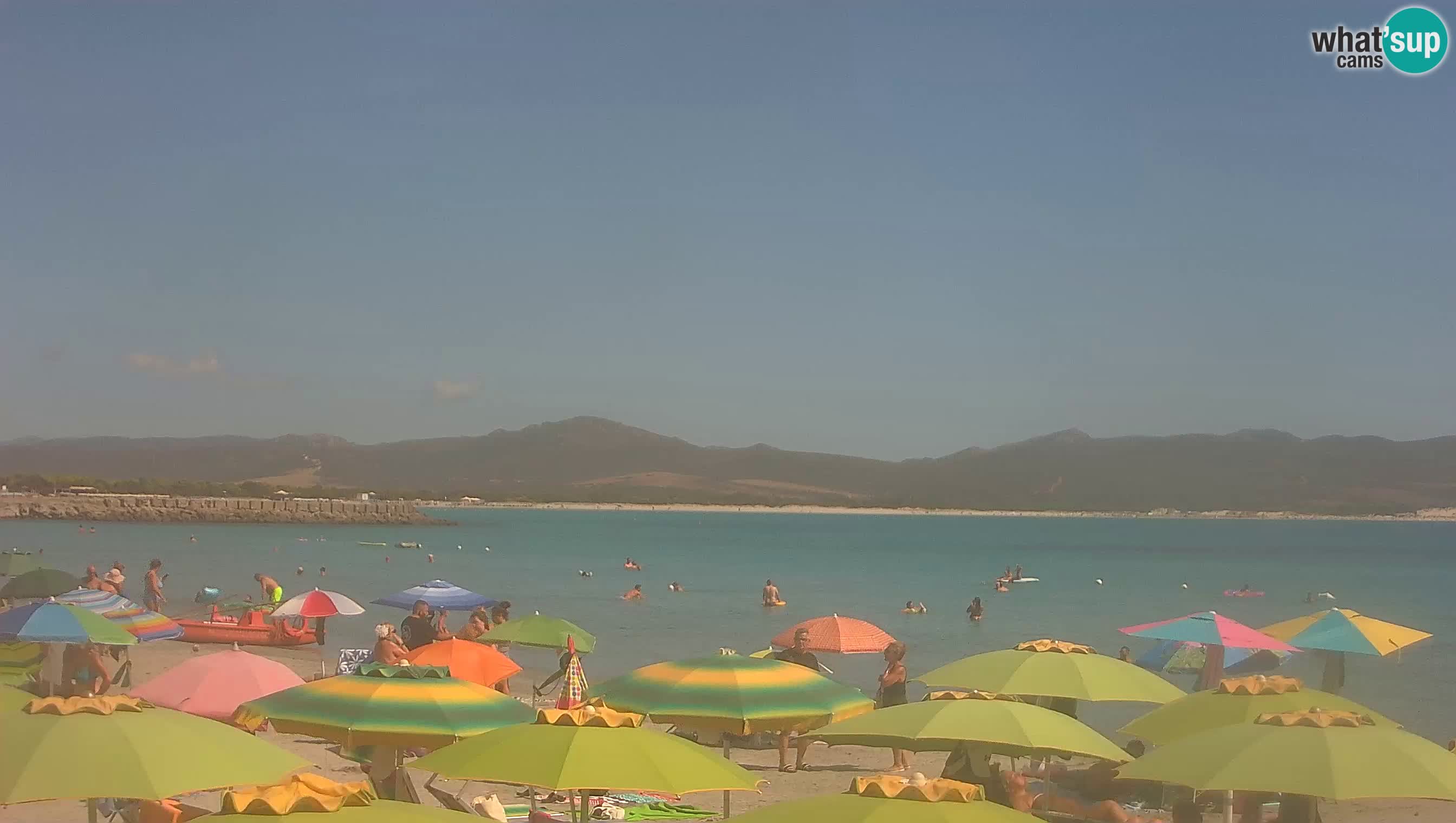 Spletna kamera Porto Pino – Pogled v živo iz Sant’Anna Arresi