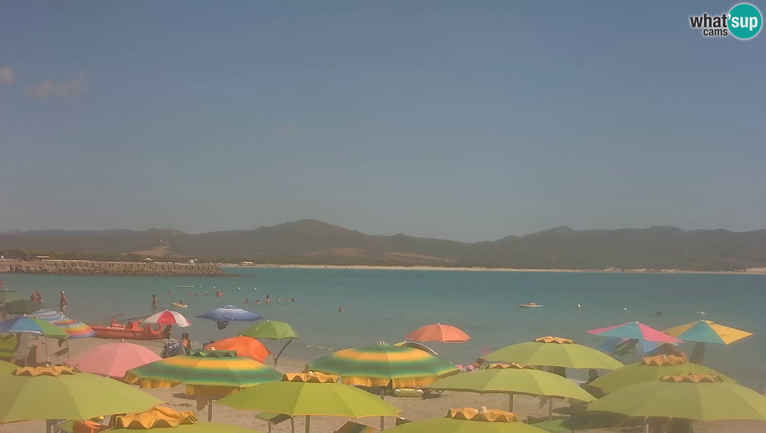 Spletna kamera Porto Pino – Pogled v živo iz Sant’Anna Arresi
