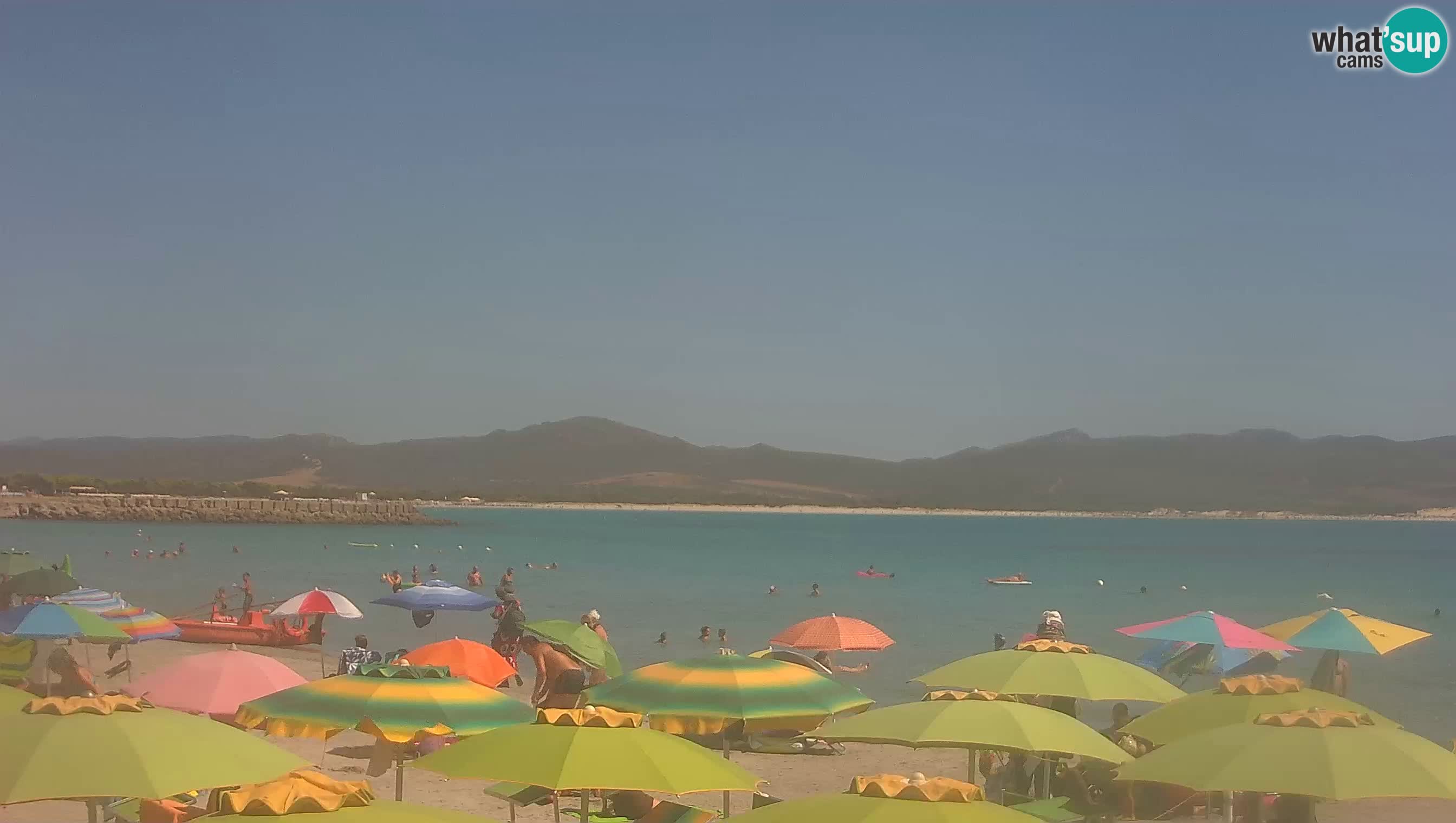 Spletna kamera Porto Pino – Pogled v živo iz Sant’Anna Arresi