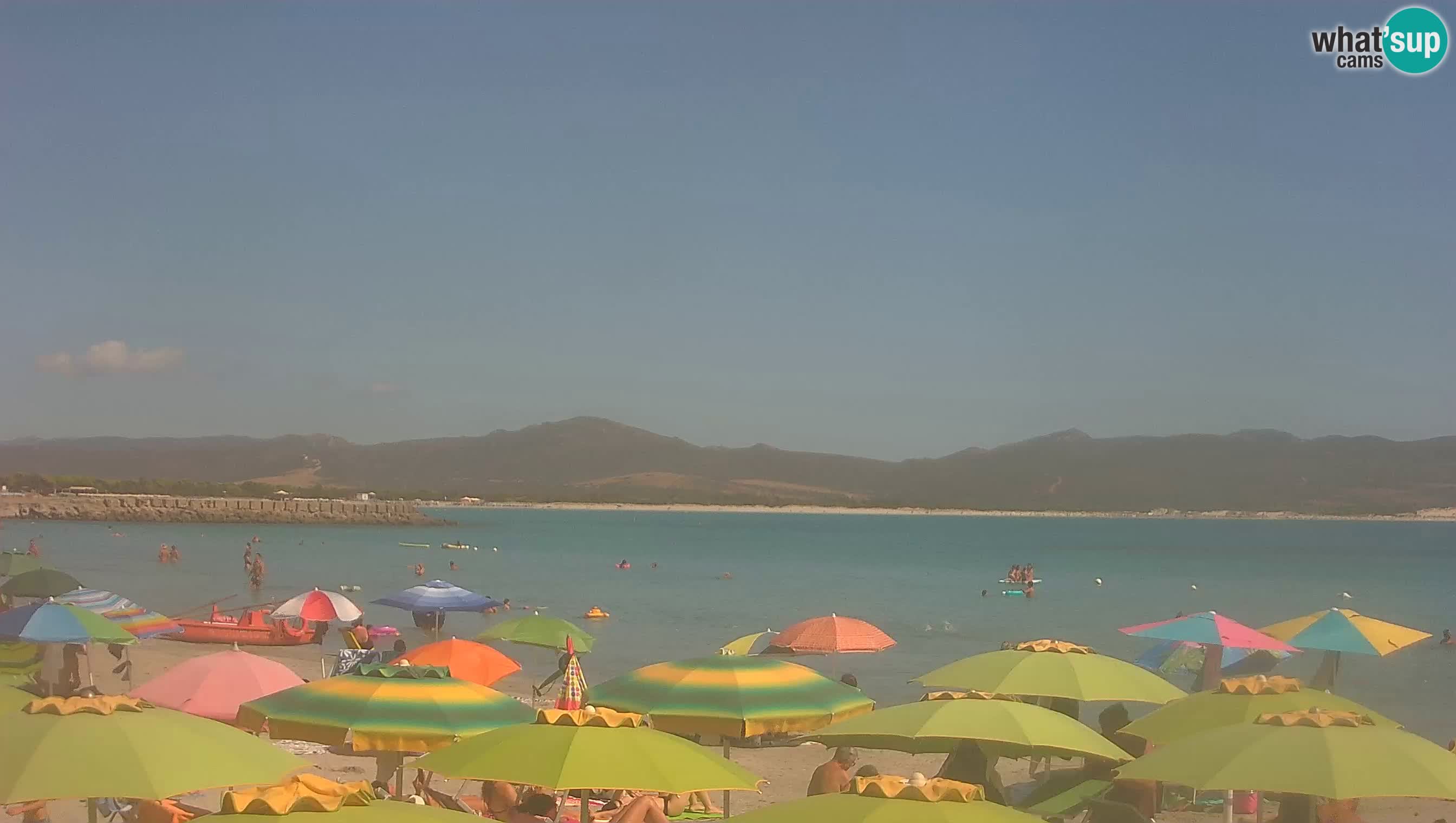 Spletna kamera Porto Pino – Pogled v živo iz Sant’Anna Arresi