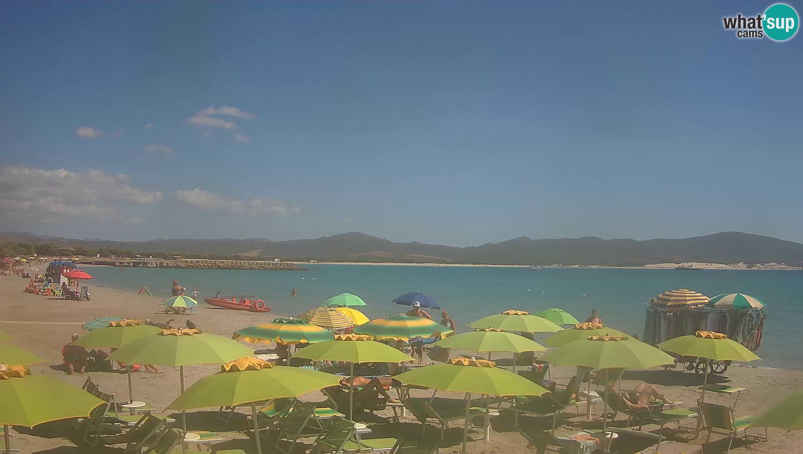 Spletna kamera Porto Pino – Pogled v živo iz Sant’Anna Arresi