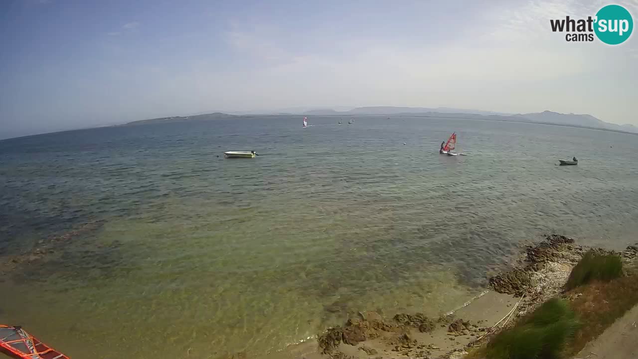 Windsurfing Club Sa Barra spletna kamera Sant’Antioco – Sardinija – Italija
