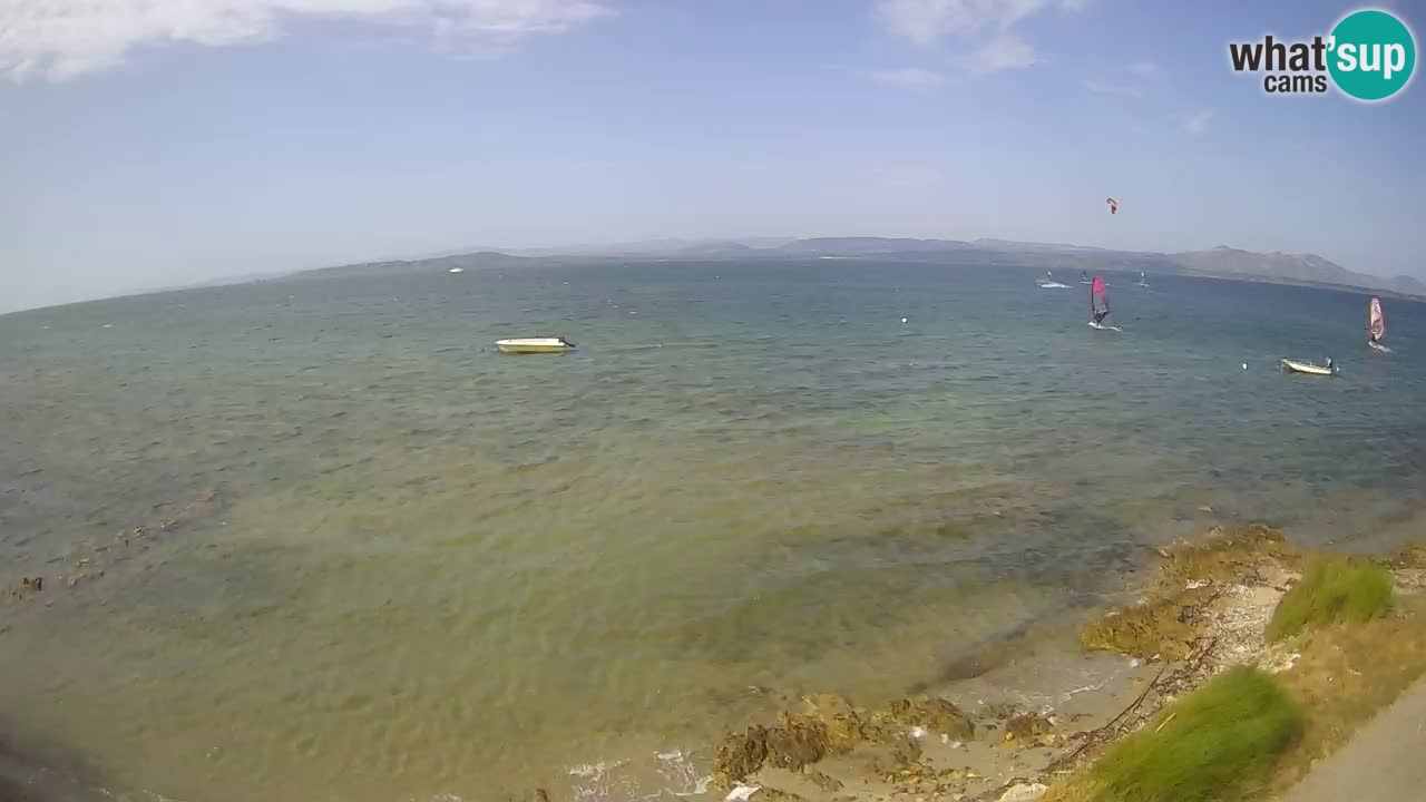 Windsurfing Club Sa Barra spletna kamera Sant’Antioco – Sardinija – Italija