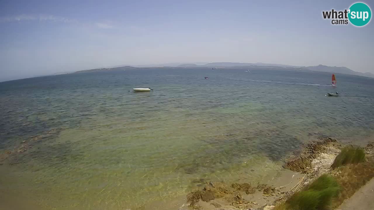 Windsurfing Club Sa Barra spletna kamera Sant’Antioco – Sardinija – Italija