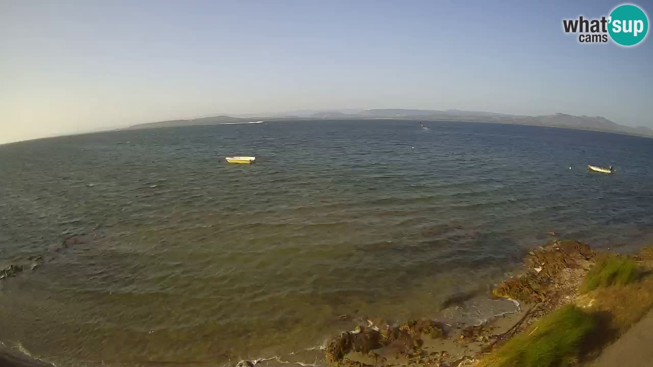 Windsurfing Club Sa Barra spletna kamera Sant’Antioco – Sardinija – Italija