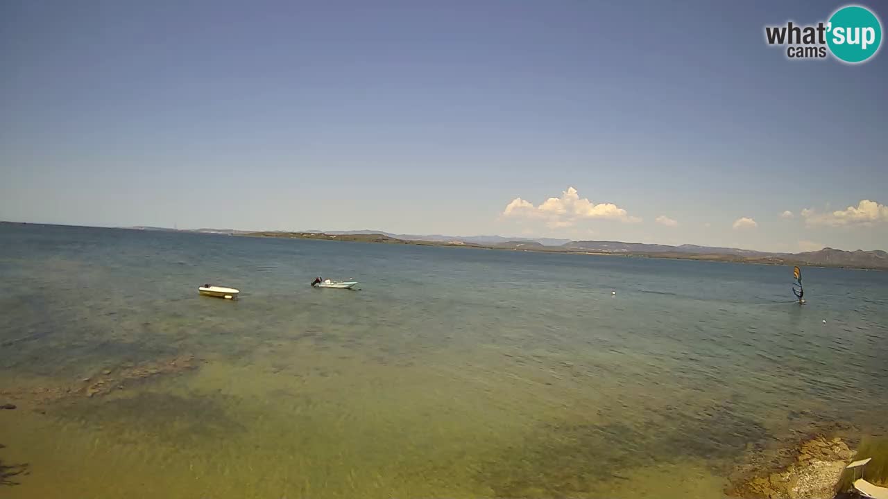 Windsurfing Club Sa Barra spletna kamera Sant’Antioco – Sardinija – Italija