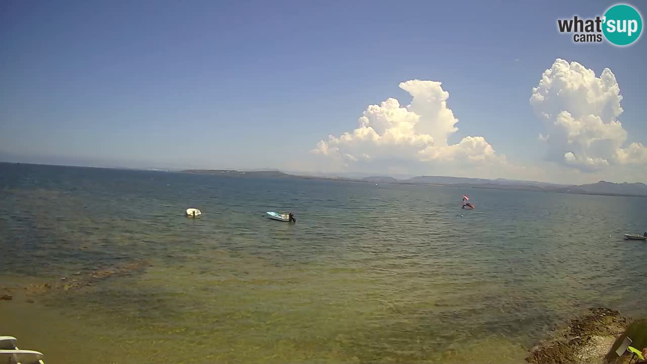 Windsurfing Club Sa Barra spletna kamera Sant’Antioco – Sardinija – Italija