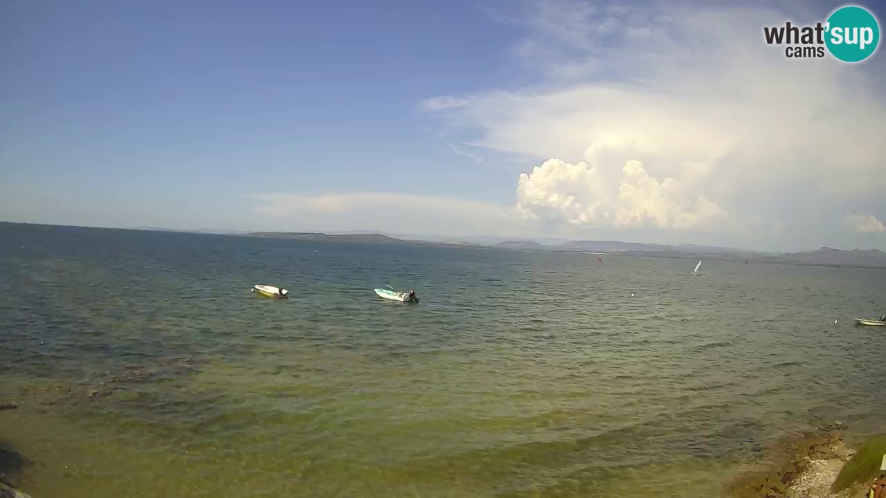 Windsurfing Club Sa Barra spletna kamera Sant’Antioco – Sardinija – Italija
