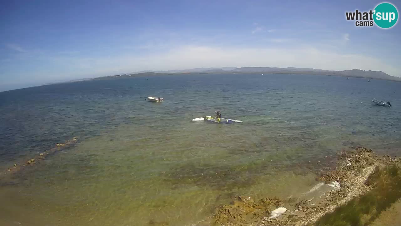Windsurfing Club Sa Barra spletna kamera Sant’Antioco – Sardinija – Italija