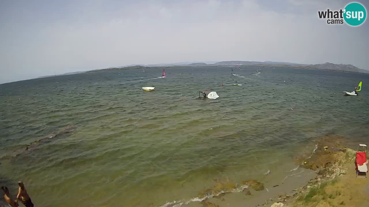 Windsurfing Club Sa Barra spletna kamera Sant’Antioco – Sardinija – Italija