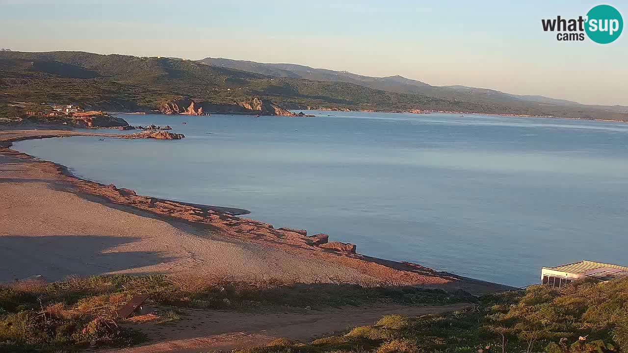 Plaža La Liccia u živo Rena Majore – Santa Teresa Gallura web kamera Sardinija