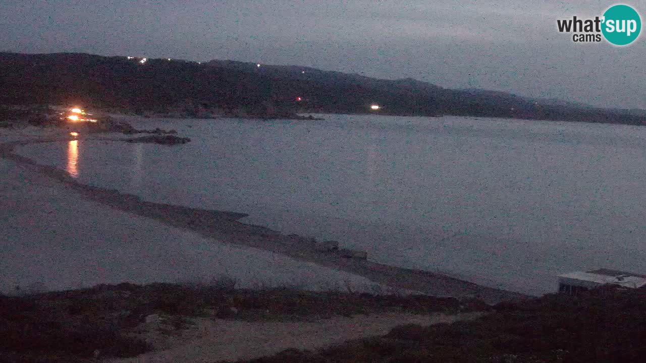 Plaža La Liccia u živo Rena Majore – Santa Teresa Gallura web kamera Sardinija