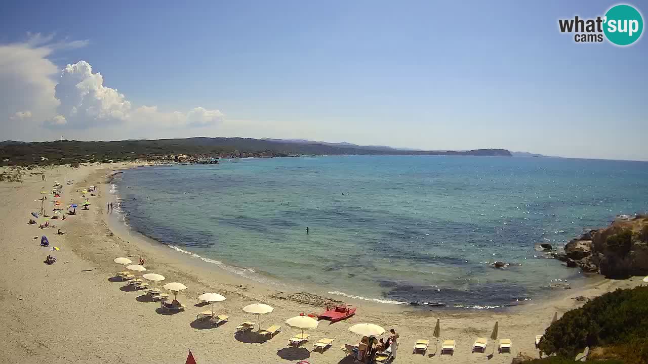 Plaža La Liccia v živo Rena Majore – Santa Teresa Gallura spletna kamera Sardinija