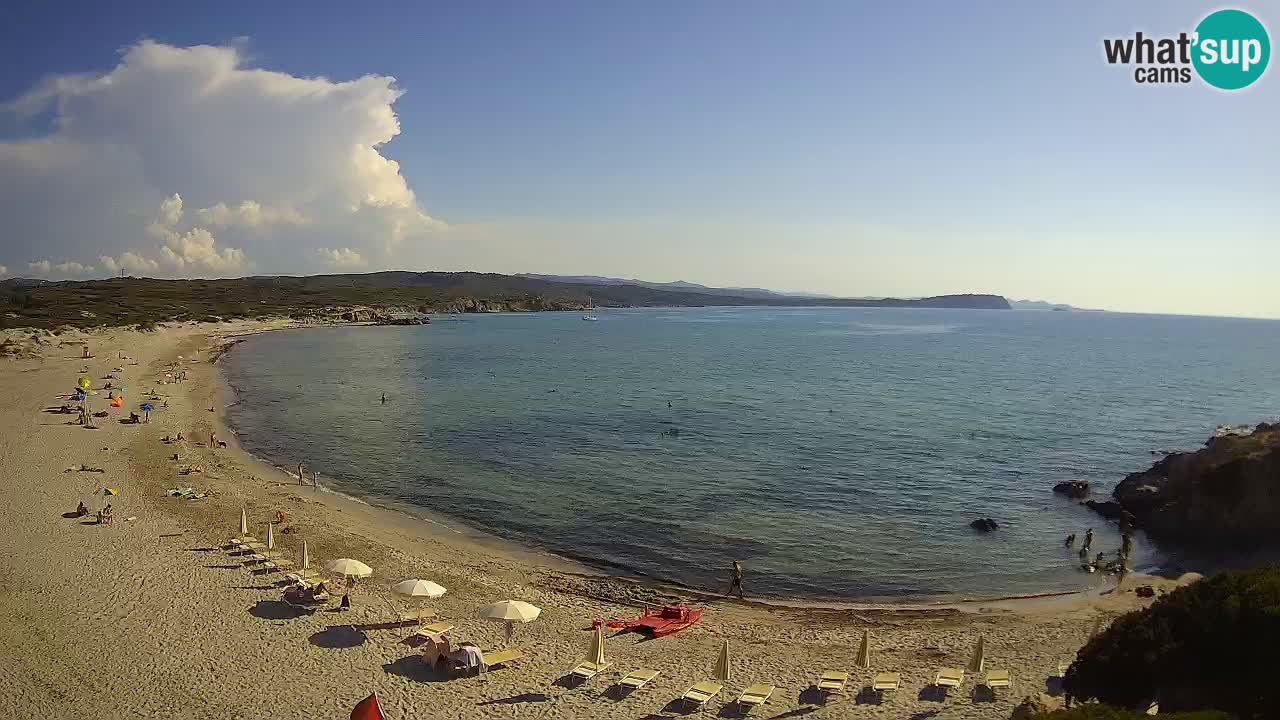 Spiaggia La Liccia webcam Rena Majore – Santa Teresa Gallura livecam Sardegna