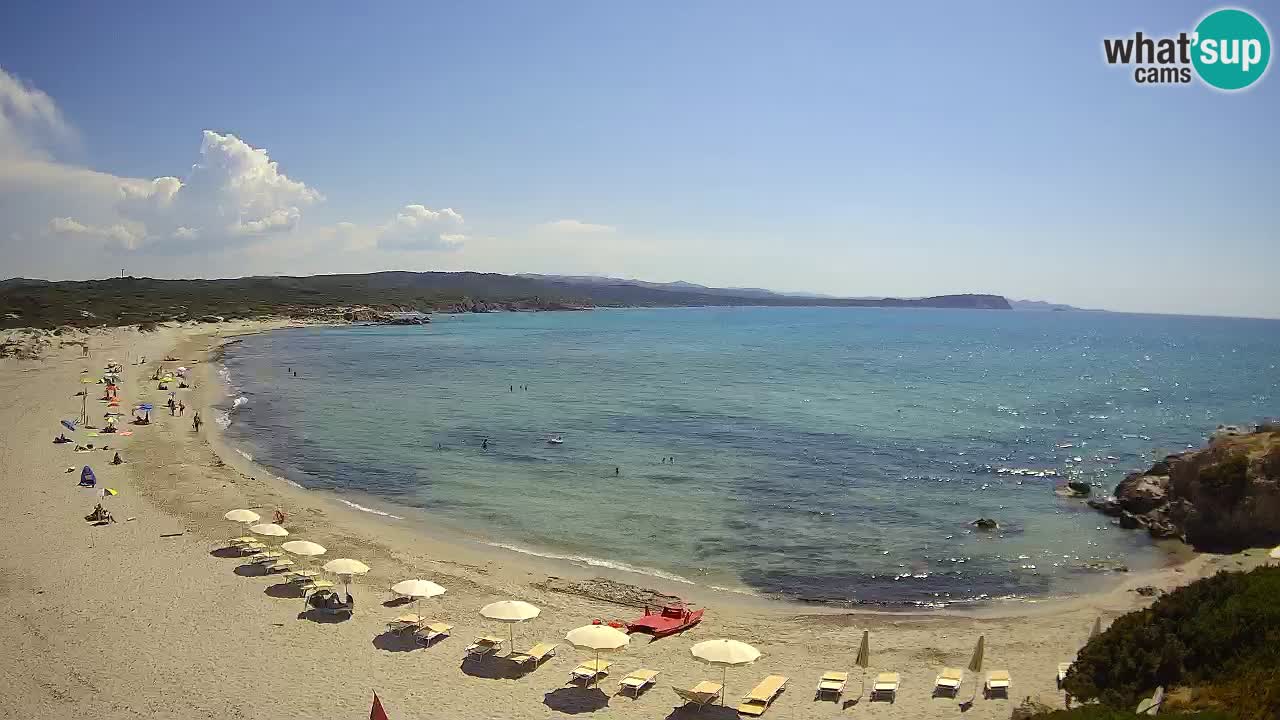 Plaža La Liccia u živo Rena Majore – Santa Teresa Gallura web kamera Sardinija