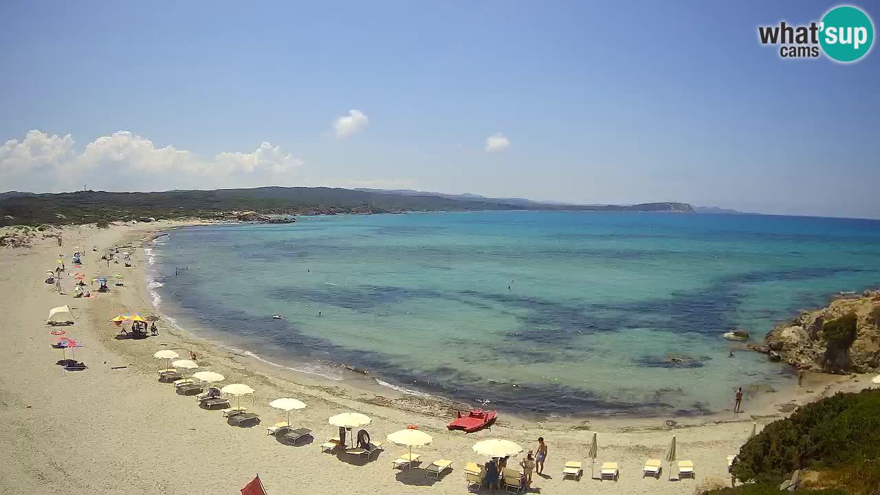 Plaža La Liccia u živo Rena Majore – Santa Teresa Gallura web kamera Sardinija