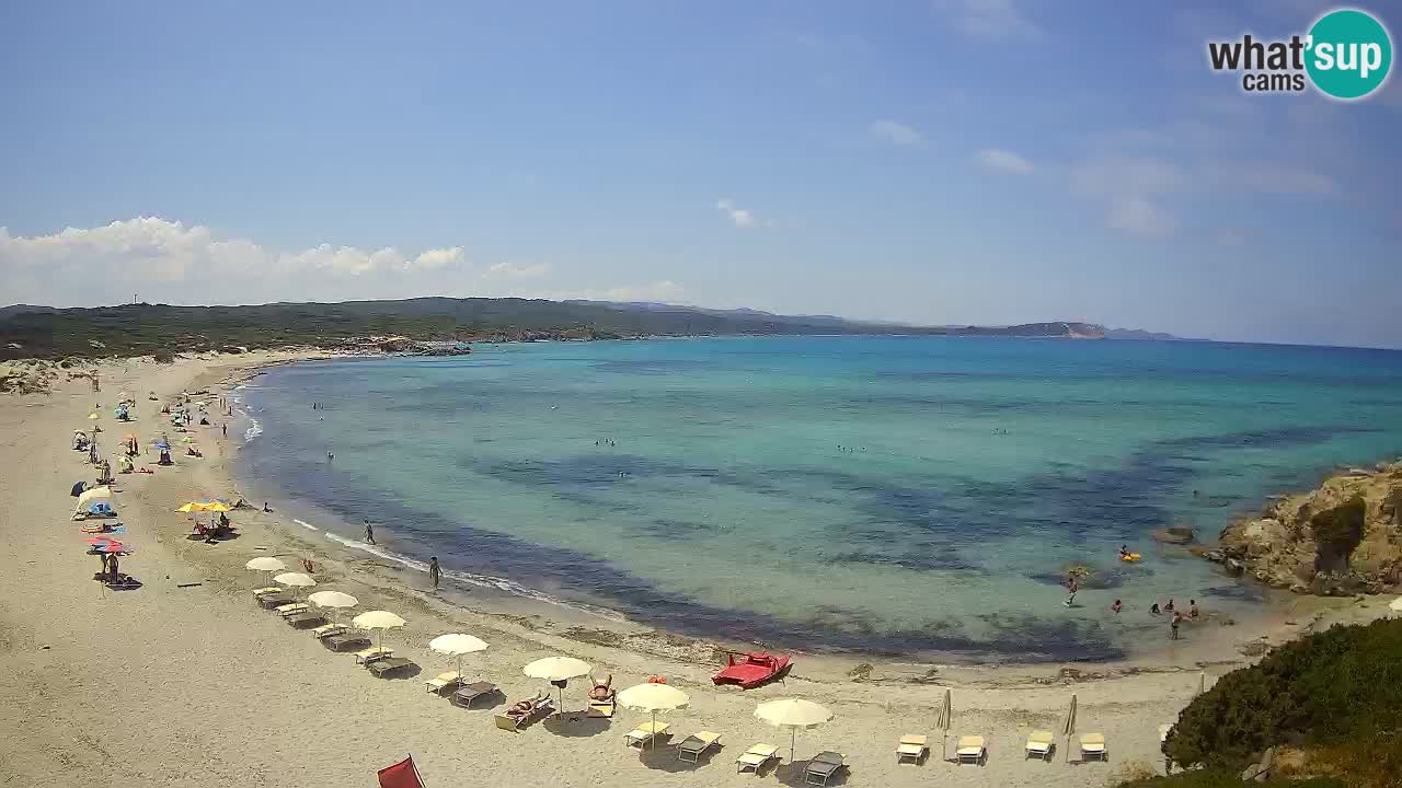 Plaža La Liccia v živo Rena Majore – Santa Teresa Gallura spletna kamera Sardinija