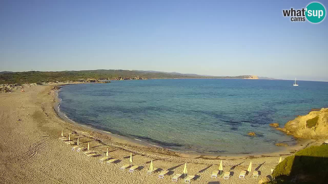 Plaža La Liccia v živo Rena Majore – Santa Teresa Gallura spletna kamera Sardinija