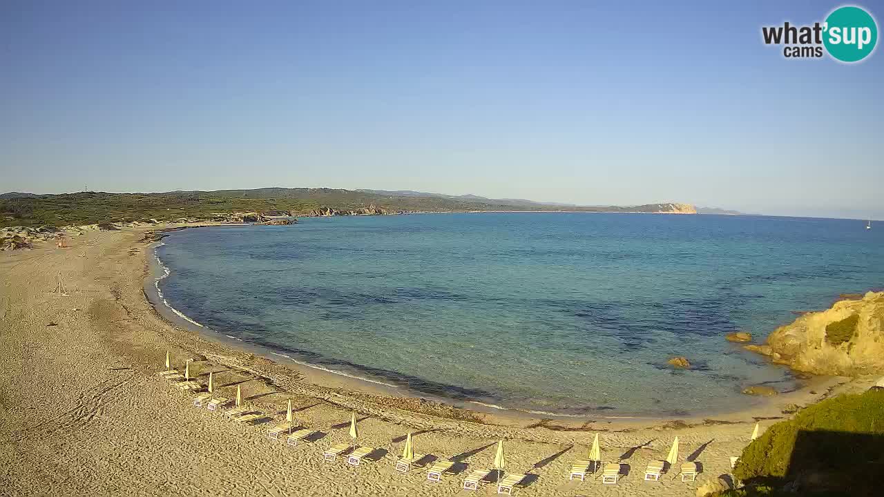 Spiaggia La Liccia webcam Rena Majore – Santa Teresa Gallura livecam Sardegna