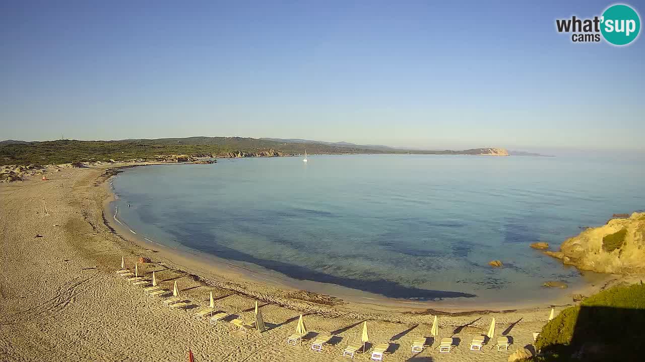 La Liccia plage livecam Rena Majore – Santa Teresa Gallura webcam Sardaigne
