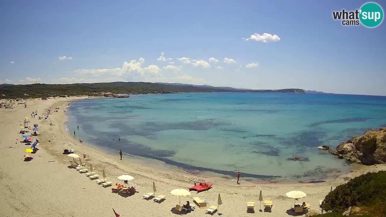 Plaža La Liccia v živo Rena Majore – Santa Teresa Gallura spletna kamera Sardinija