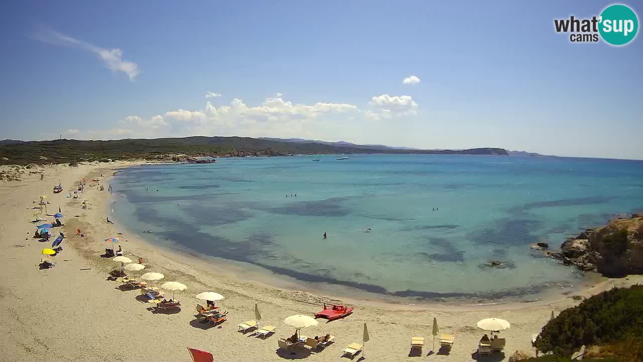 Plaža La Liccia v živo Rena Majore – Santa Teresa Gallura spletna kamera Sardinija