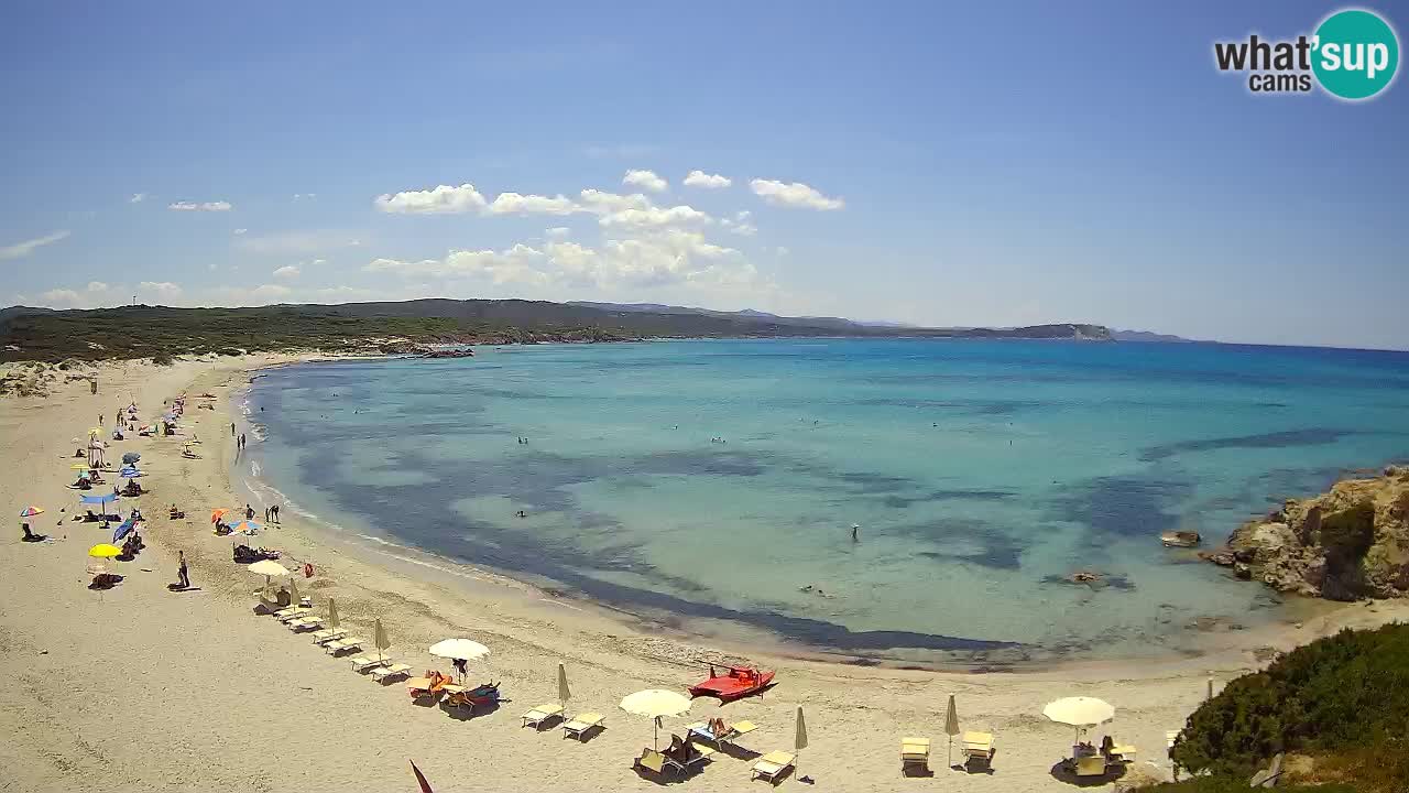 Plaža La Liccia v živo Rena Majore – Santa Teresa Gallura spletna kamera Sardinija