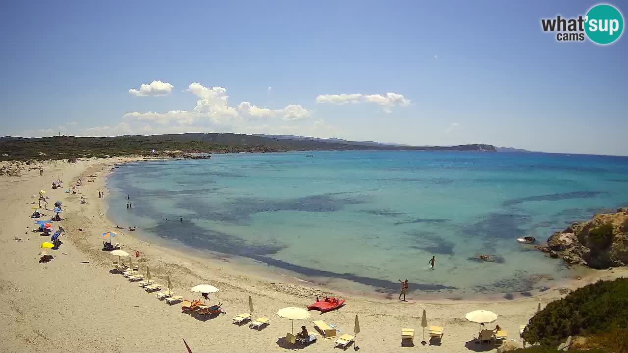 Plaža La Liccia u živo Rena Majore – Santa Teresa Gallura web kamera Sardinija