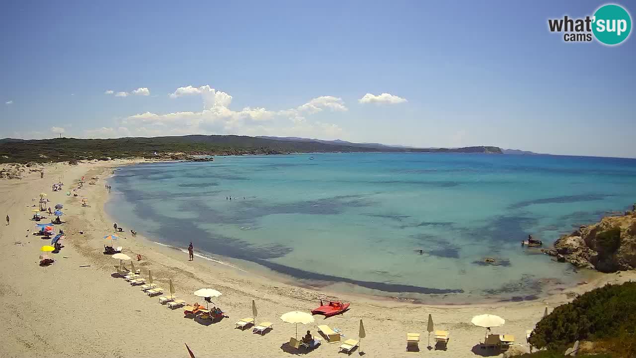 La Liccia beach webcam Rena Majore – Santa Teresa Gallura livecam Sardinia