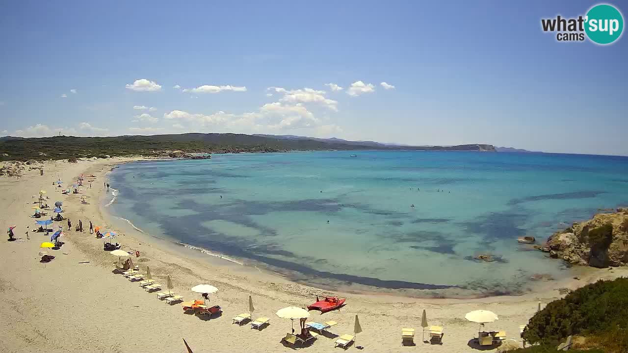 Plaža La Liccia u živo Rena Majore – Santa Teresa Gallura web kamera Sardinija