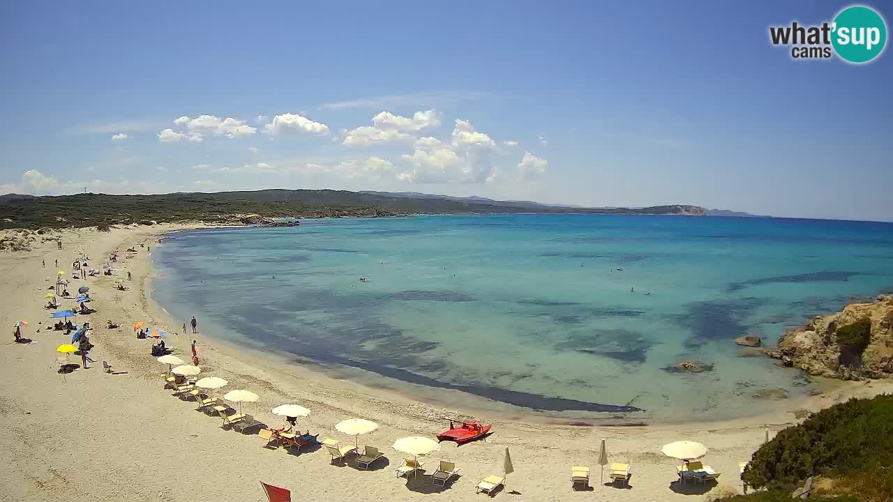 Plaža La Liccia u živo Rena Majore – Santa Teresa Gallura web kamera Sardinija