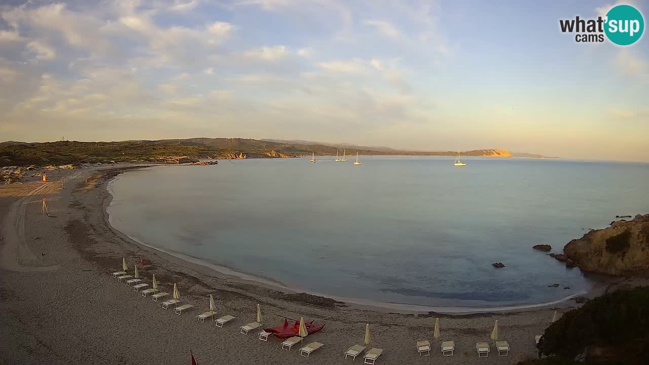 La Liccia plage livecam Rena Majore – Santa Teresa Gallura webcam Sardaigne